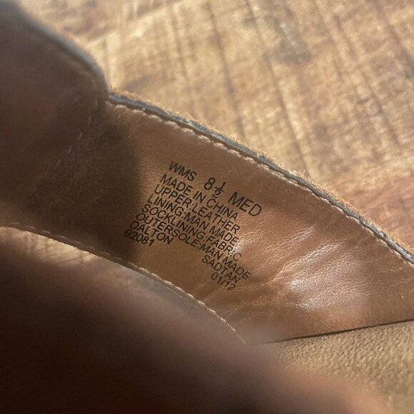 NATURAL SOLE by Naturalizer brown leather comfort sandals 8.5 Slip On Open Toe - Picture 8 of 9